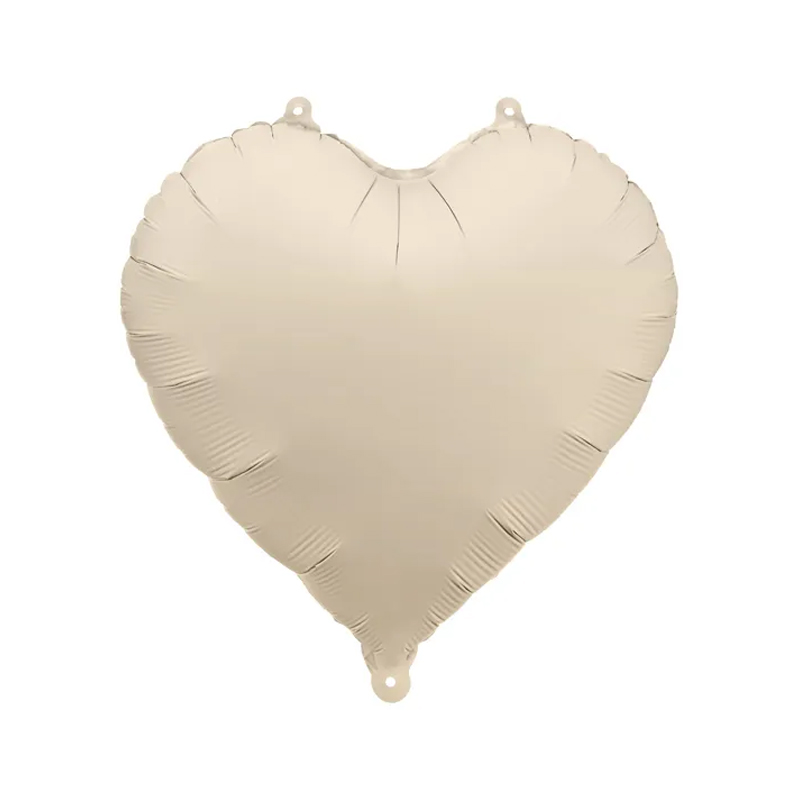 Balon foliowy Serce, 45cm, jasny beż – Wszystkie produkty – Szalony.pl
