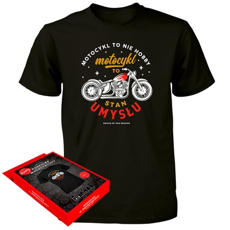 Koszulka – Hobby Motocykl (L) – Wszystkie produkty – Szalony.pl