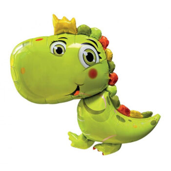 Balon foliowy – Zielony Dinozaur, 70x78cm – Wszystkie produkty – Szalony.pl