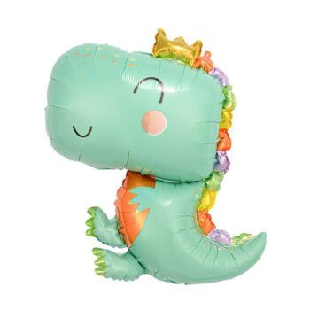 Balon foliowy – Dino niebieski, 47x64cm – Wszystkie produkty – Szalony.pl