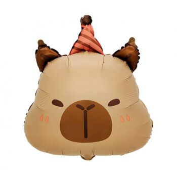 Balon foliowy – Kapibara urodzinowa, 48×38 cm – Wszystkie produkty – Szalony.pl